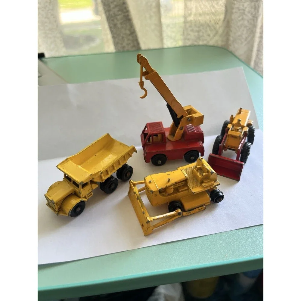 Lot Of 4 Vintage Matchbox Farm Equipment